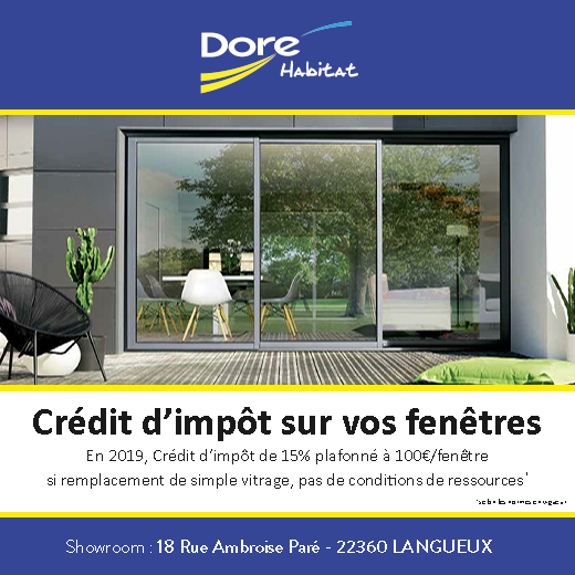 Crédit d'impôt sur vos fenêtres